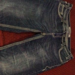 Women rock&roll mid rise Trousers